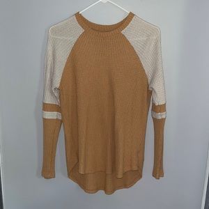 american eagle waffle long sleeve
